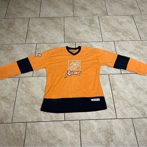 Winners Circle Tony Stewart #20 Home Depot Orange Long Sleeve T Shirt Sz XL